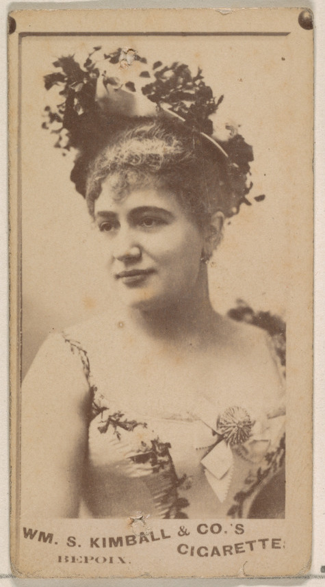 Vintage Kimball Cigarette Actress Portrait Card