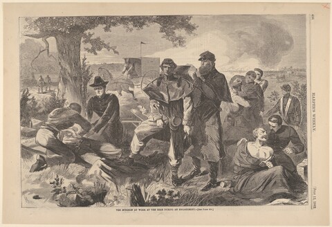 Surgeons at Work During Battle Engagement