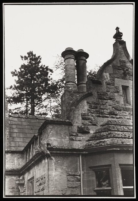 Old Stone Building Chimney Detail