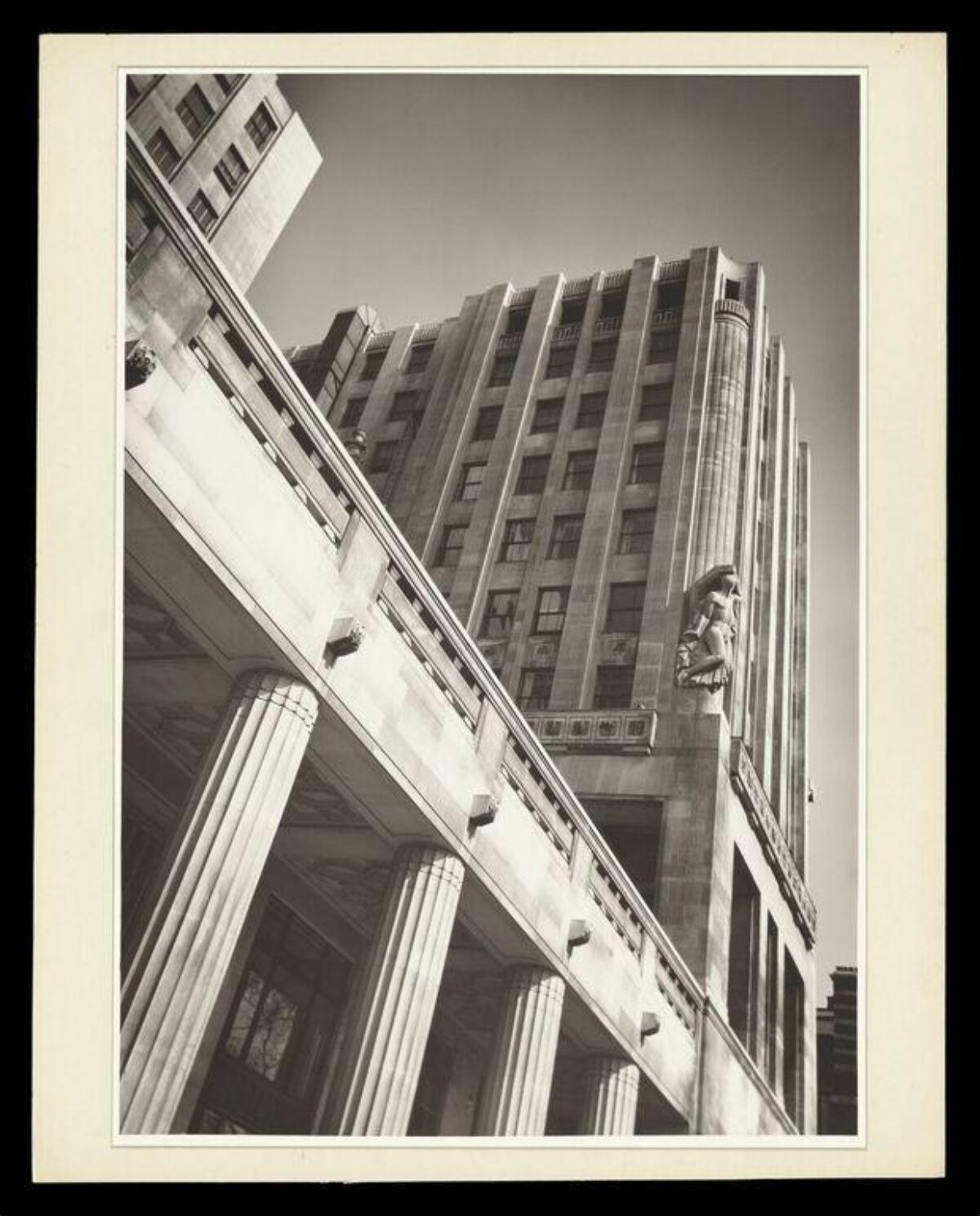 Low Angle View of Art Deco Building