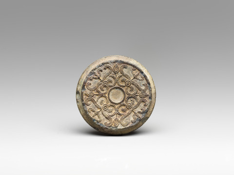 Carved Pattern Ancient Tile End