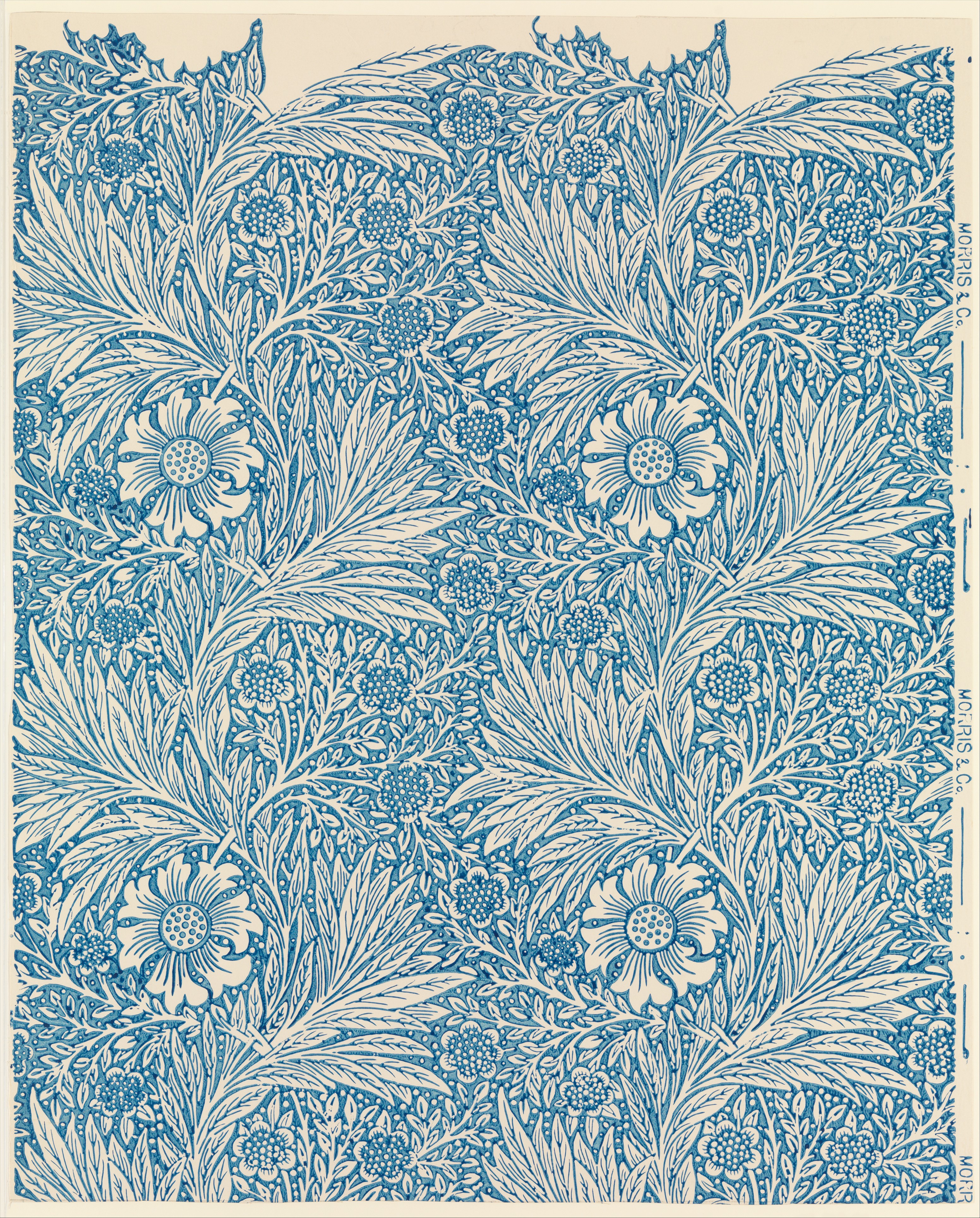 Blue Floral Pattern by William Morris