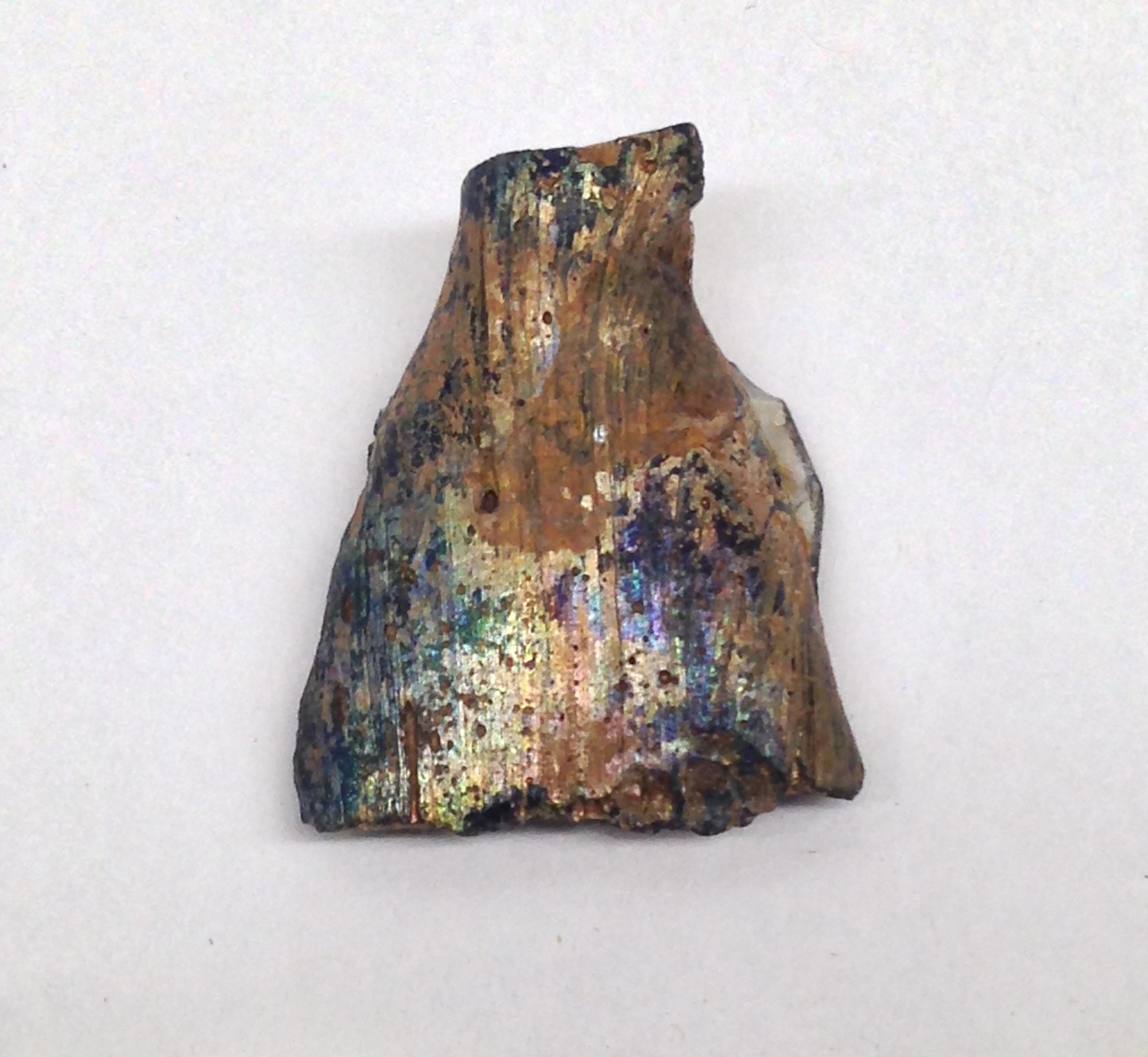 Iridescent Rough Mineral Specimen