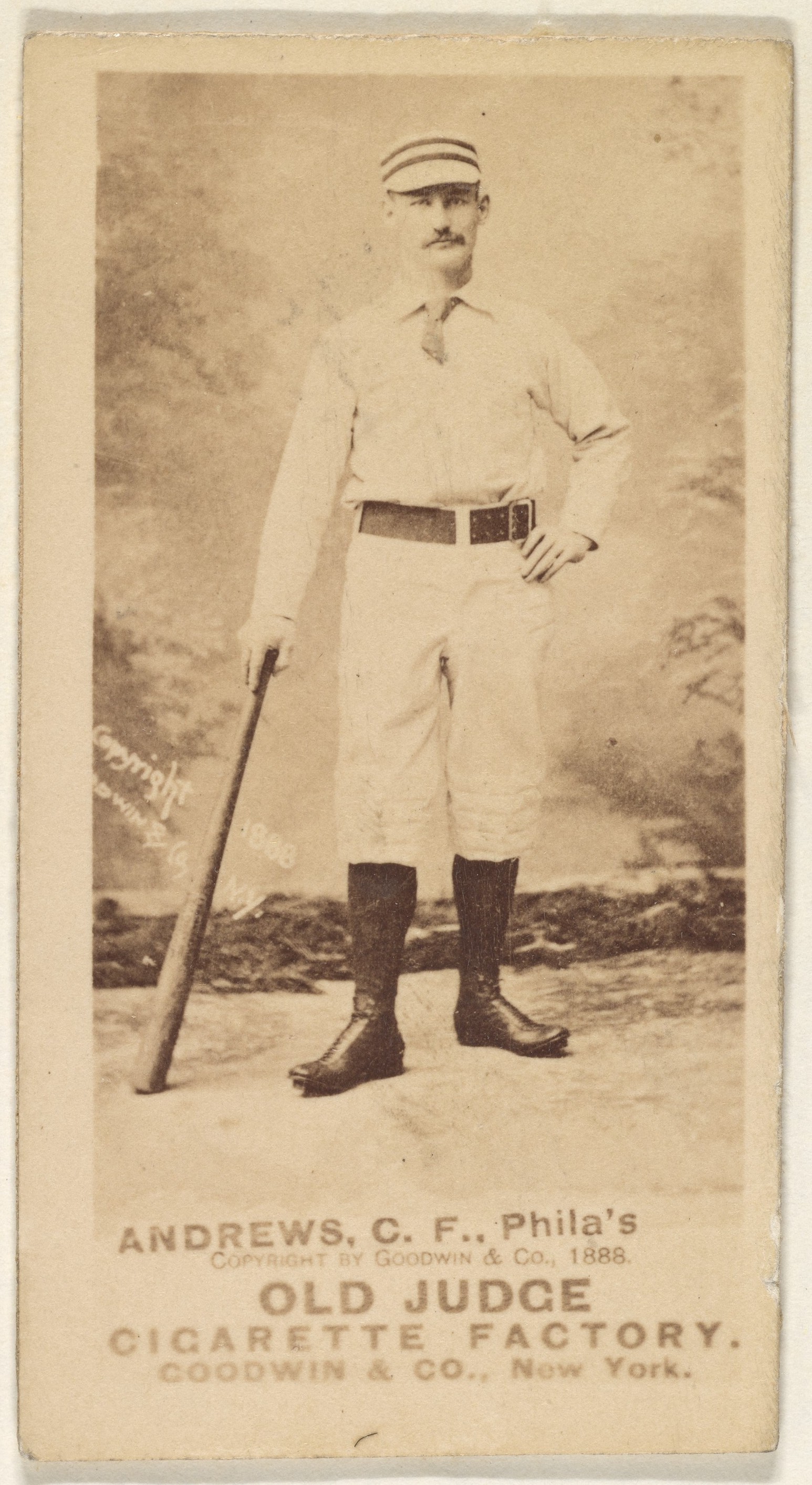1888 C.F. Andrews Baseball Cigarette Card