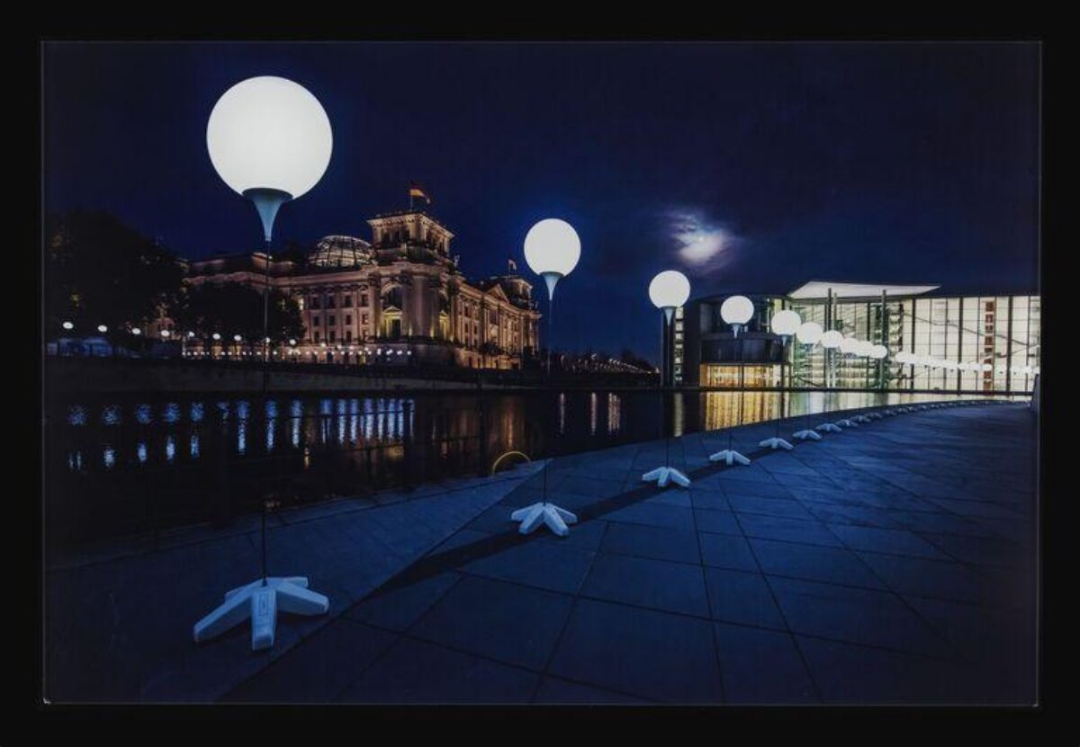 Berlin Reichstag Night View