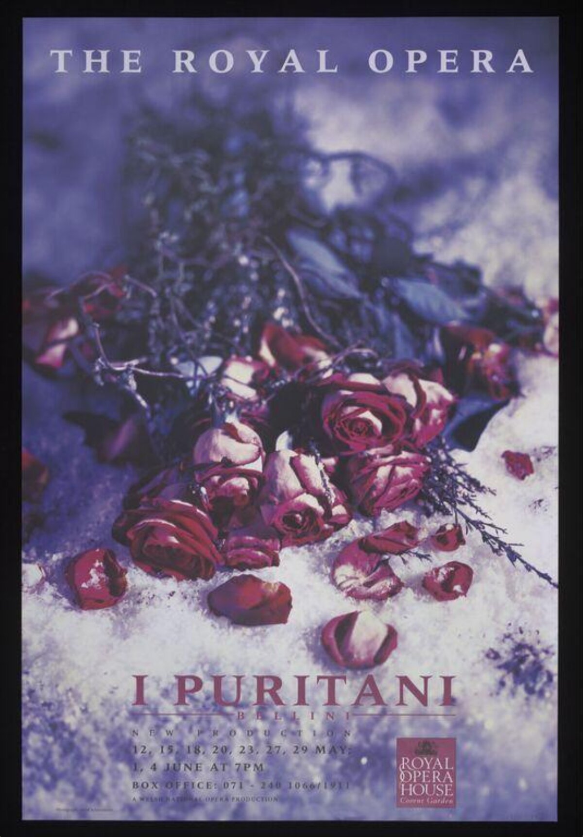 Royal Opera I Puritani Poster