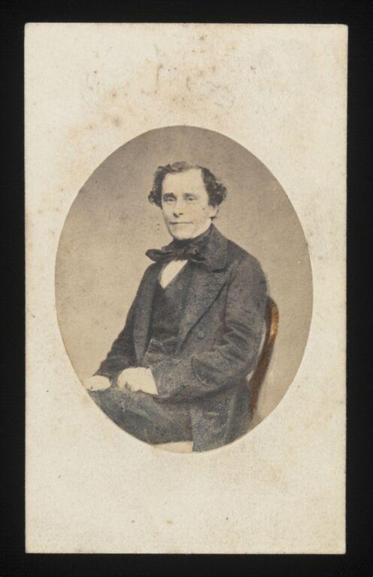 Vintage Portrait of Seated Gentleman