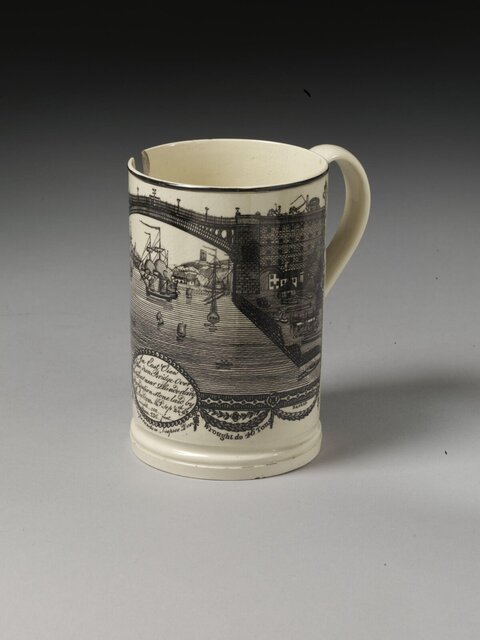 Iron Bridge Printed Commemorative Tankard
