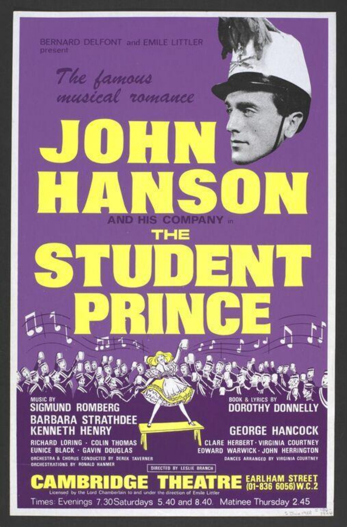 The Student Prince Musical Poster
