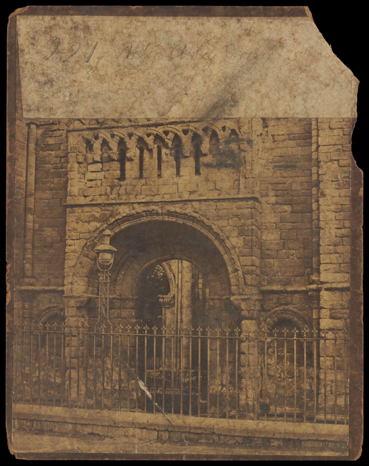 Old Photo of Historic Abbey Gateway