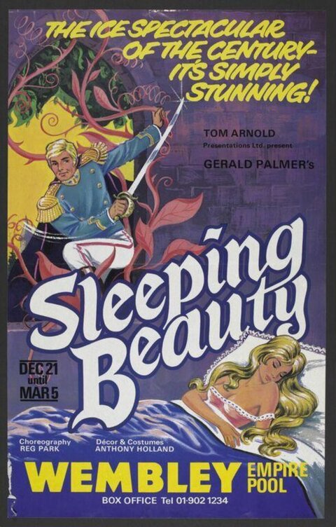 Sleeping Beauty Ice Show Poster
