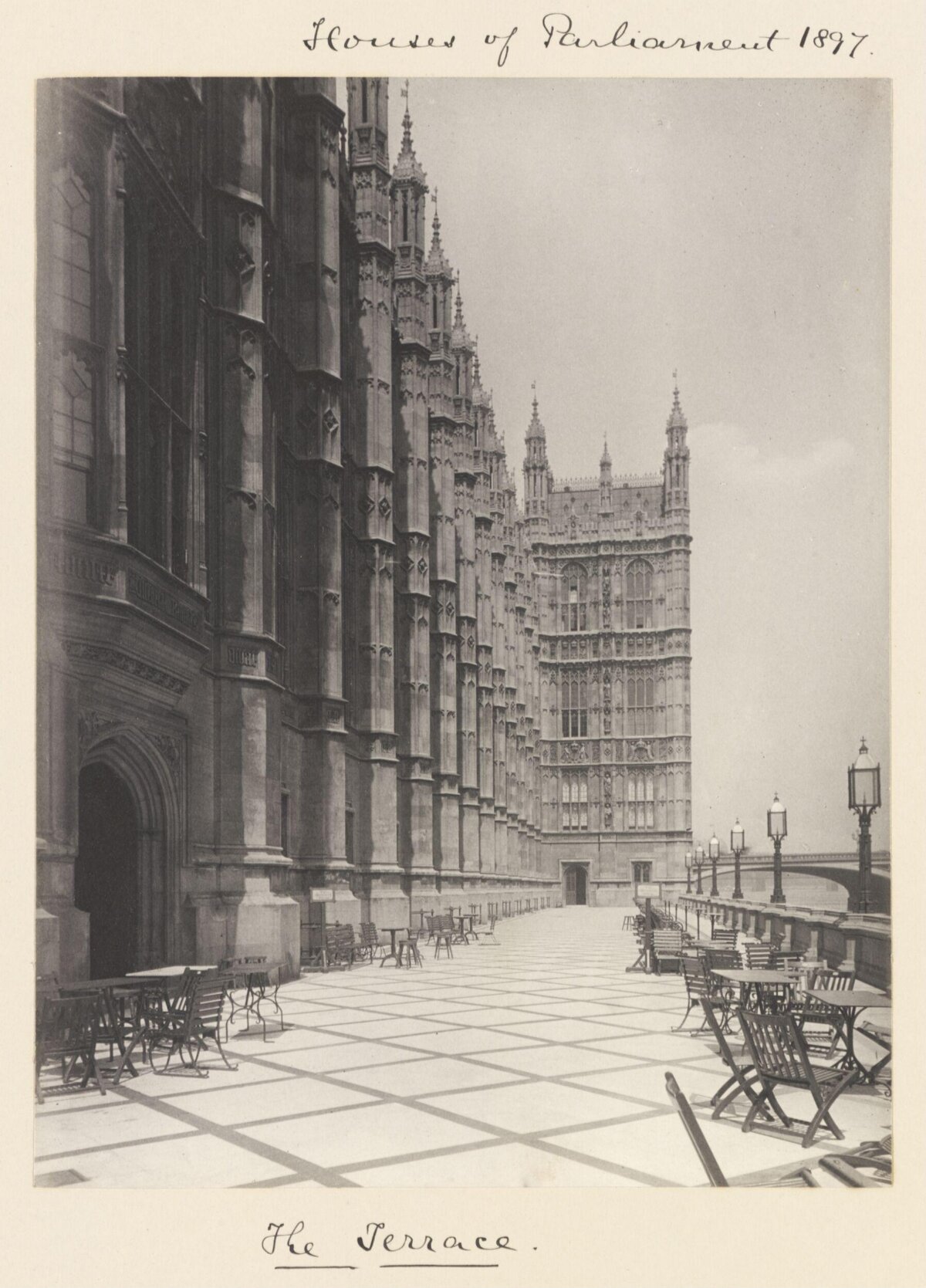1897 Houses of Parliament Terrace