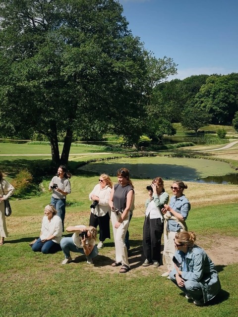 Photography Group Gathering in Park
