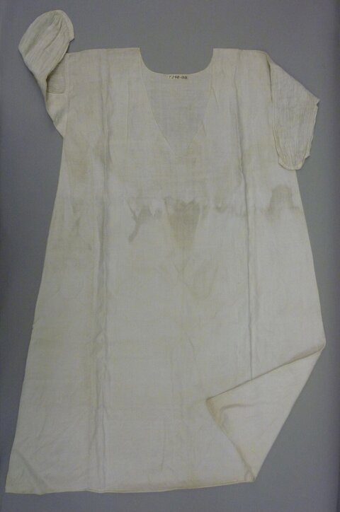 Antique White Linen Shift