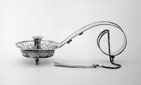 Vintage Silver Handheld Candle Holder