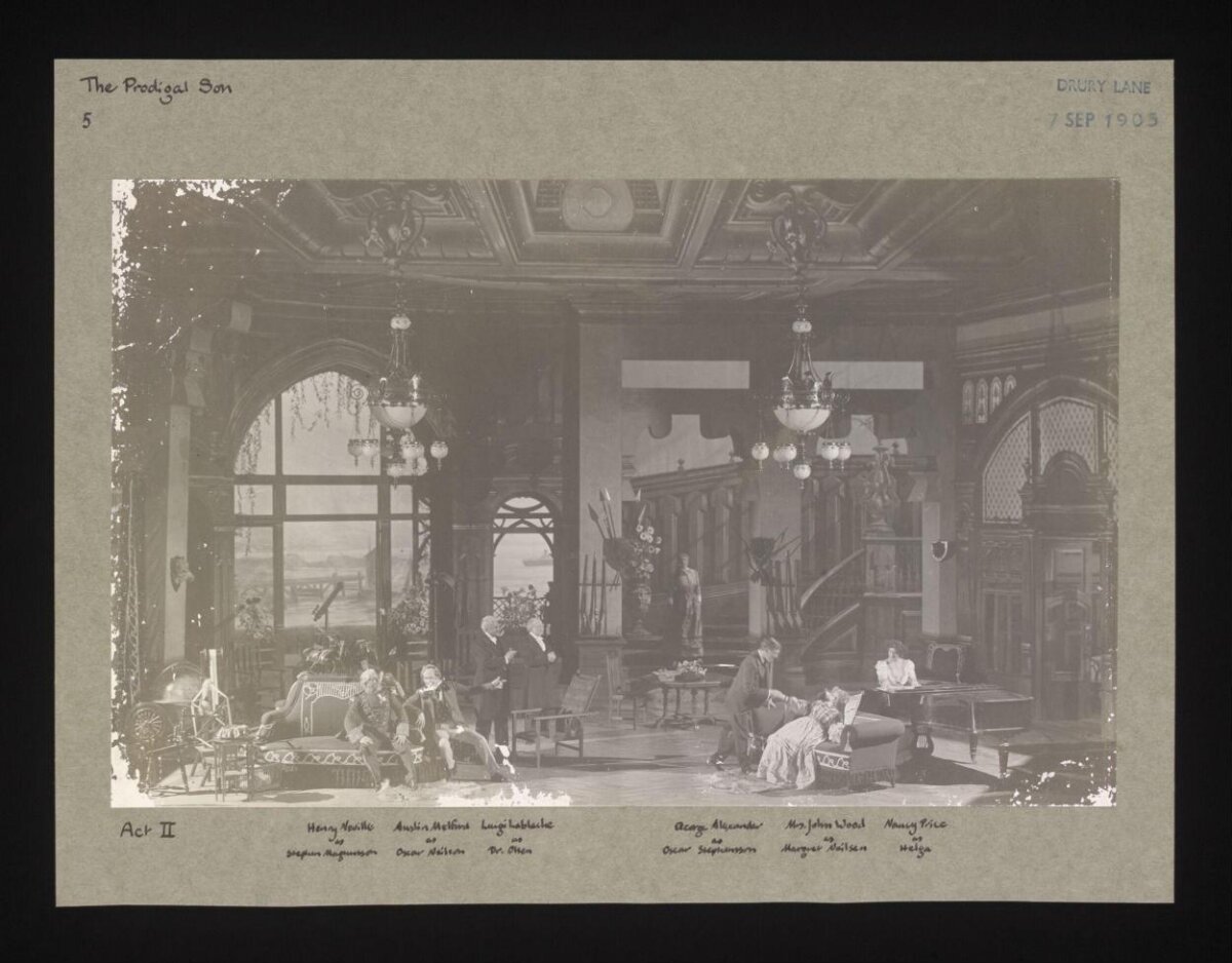 The Prodigal Son 1903 Stage Scene