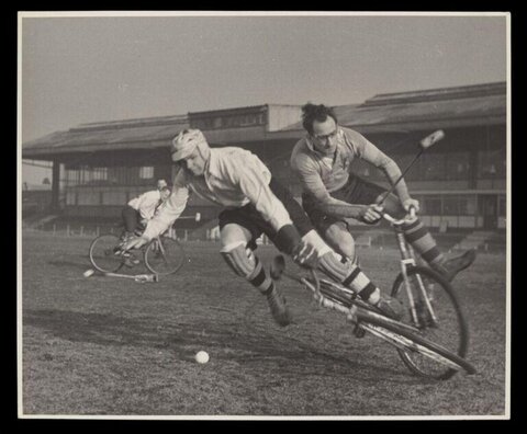 Vintage Bicycle Polo Match