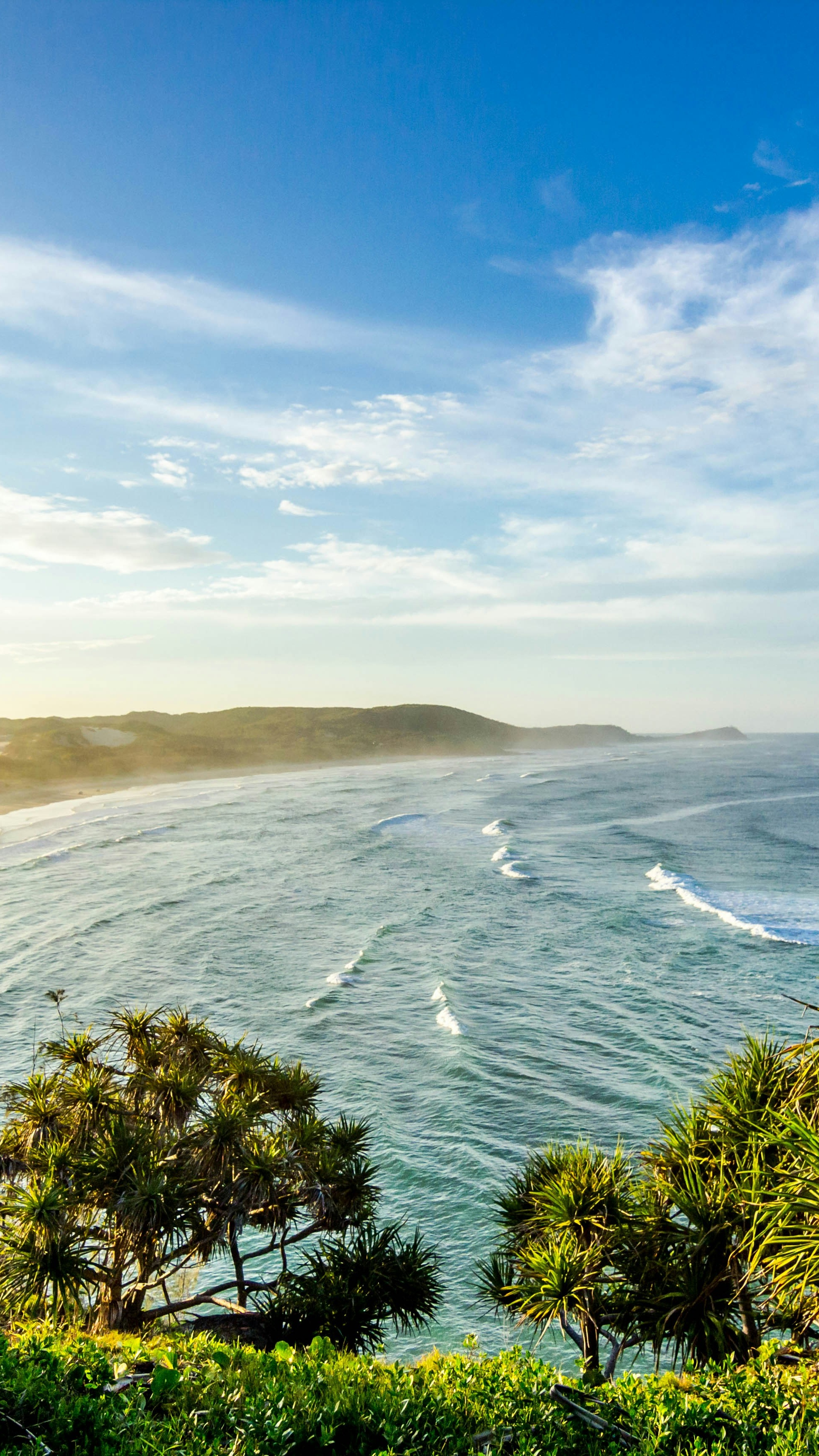 Coastal Ocean View From Clifftop
