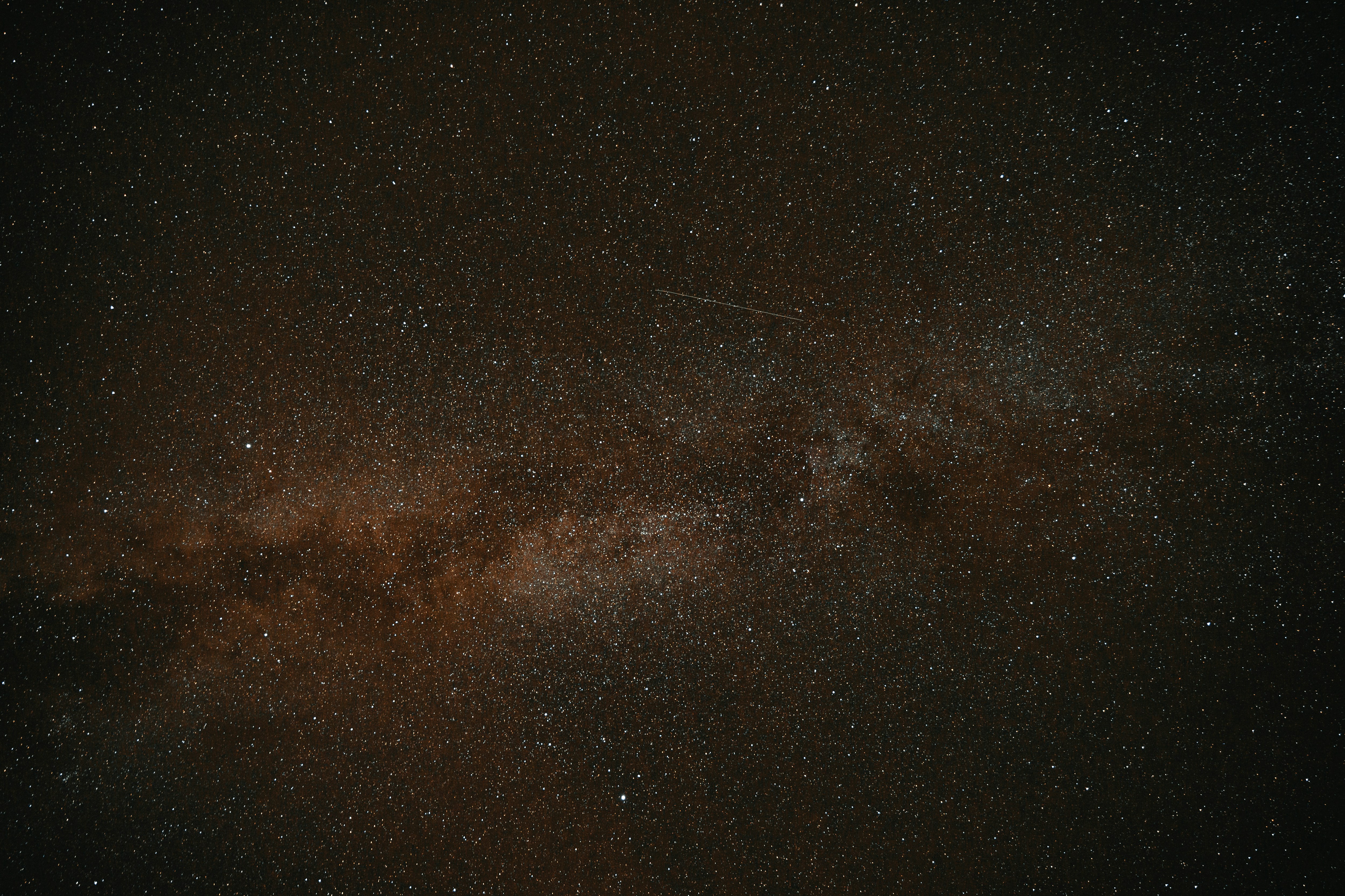 Starry Night Sky with Meteor