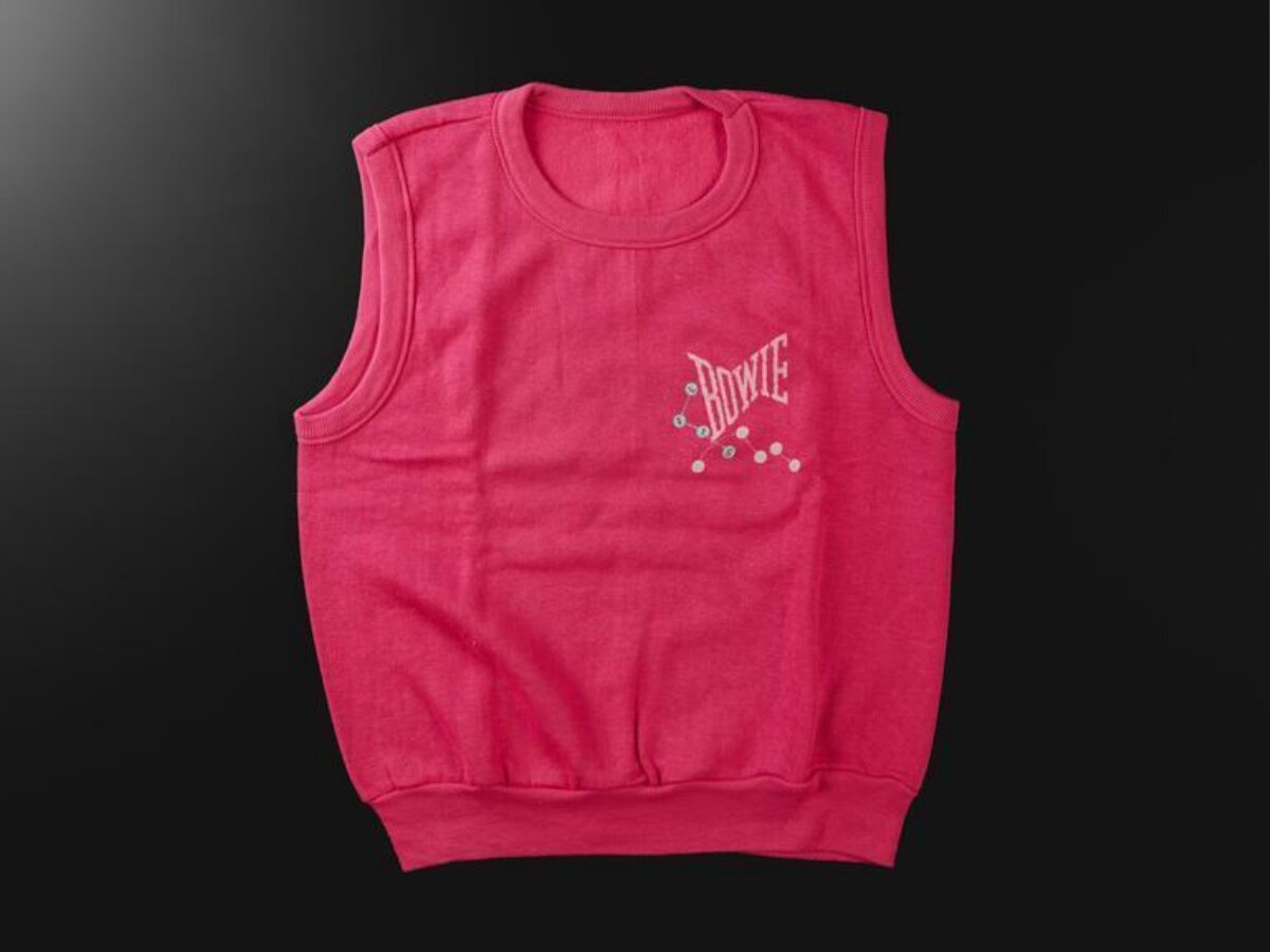 Pink Printed Sleeveless Vest
