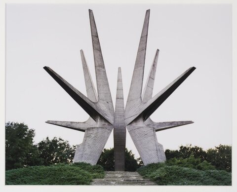Concrete Star Shaped War Memorial