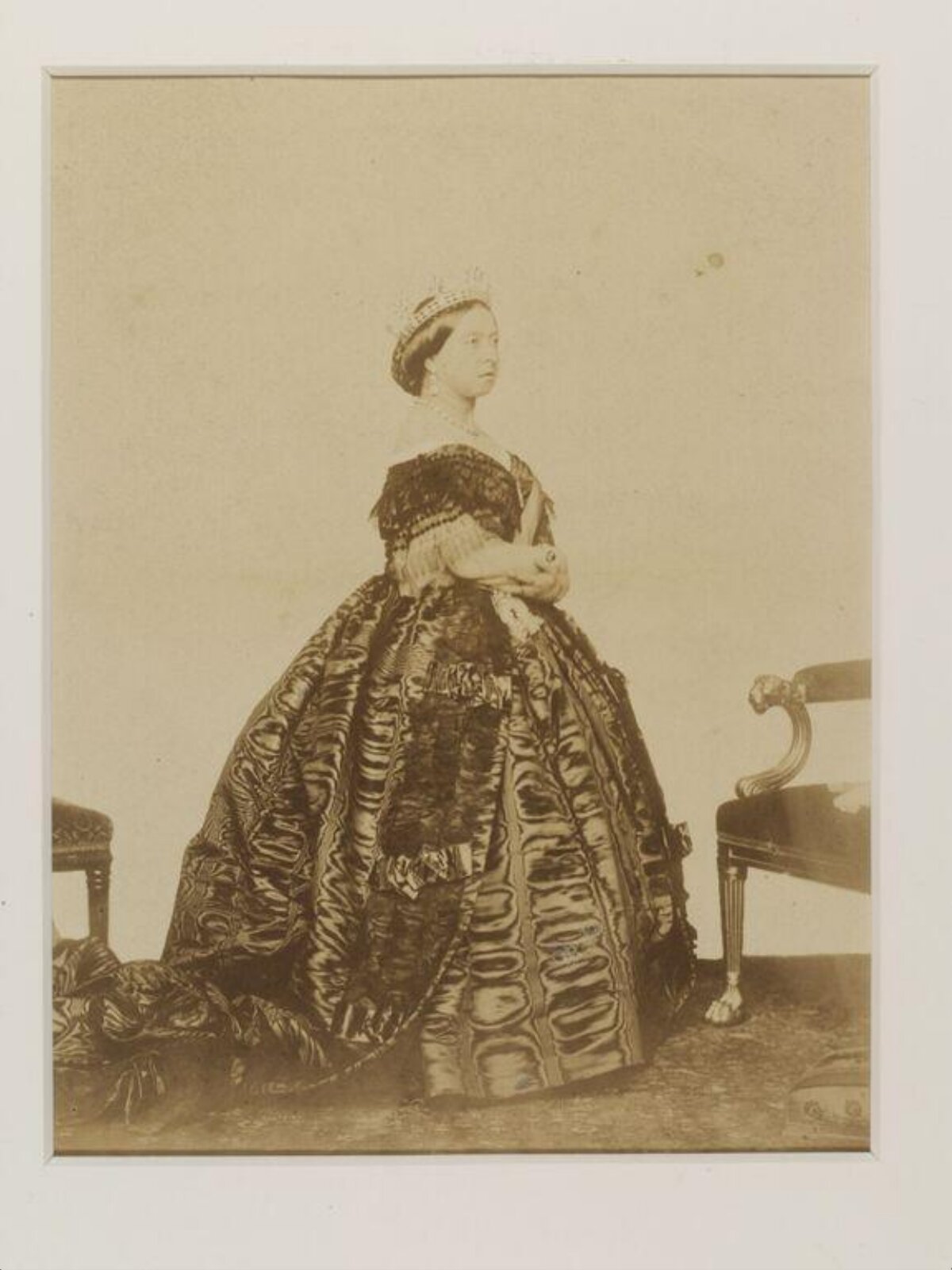 Sepia Portrait of Queen Victoria