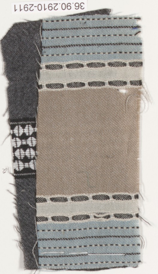 Striped Woven Textile Sample