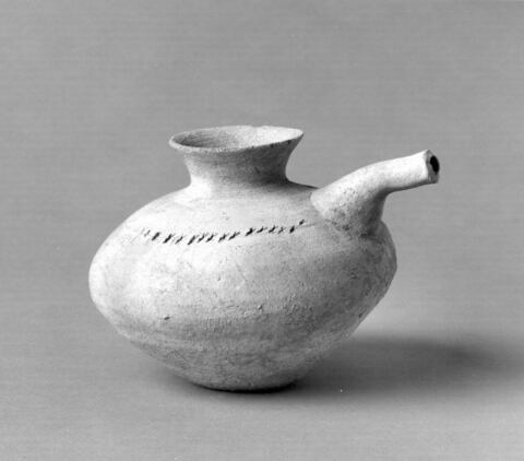 Ancient Pottery Ewer with Spout