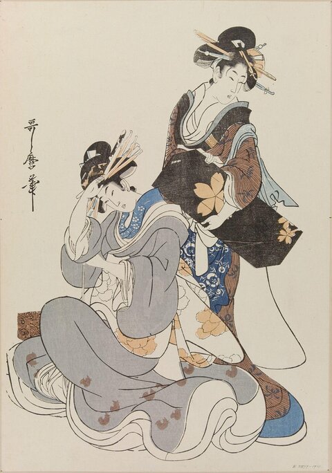 Two Japanese Women Ukiyo-e