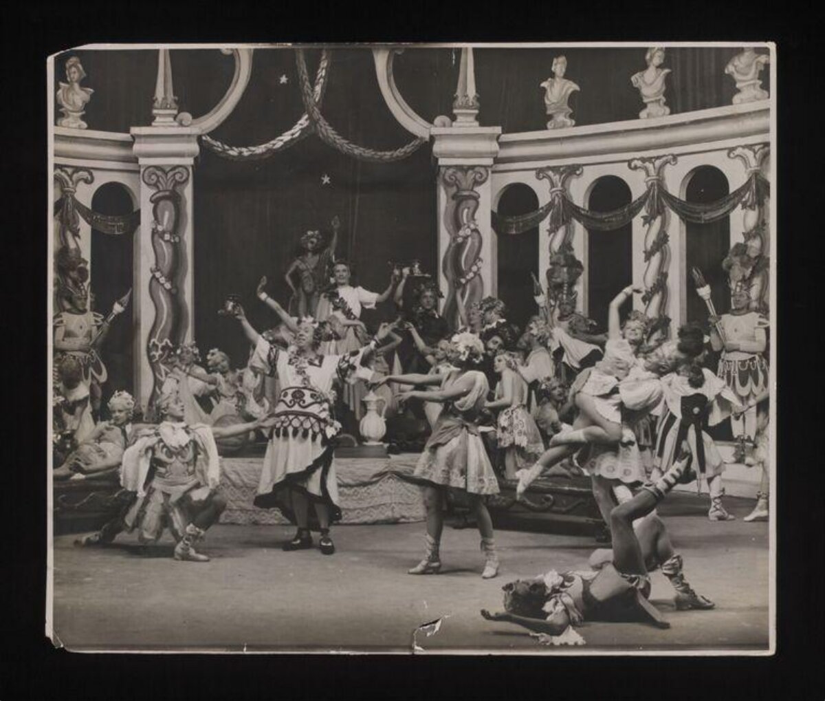 Vintage Theatrical Stage Performance