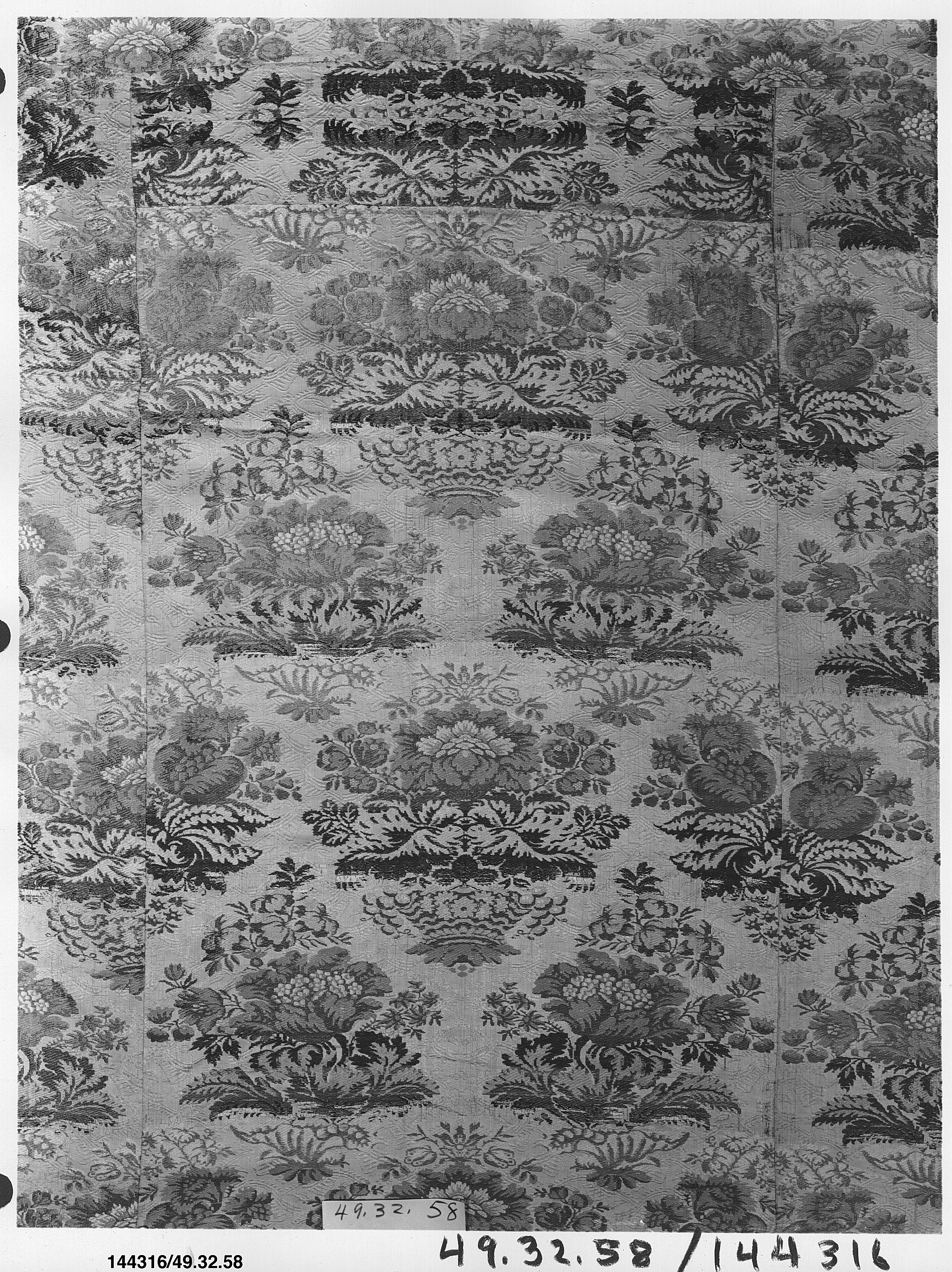 Vintage Floral Textile Sample