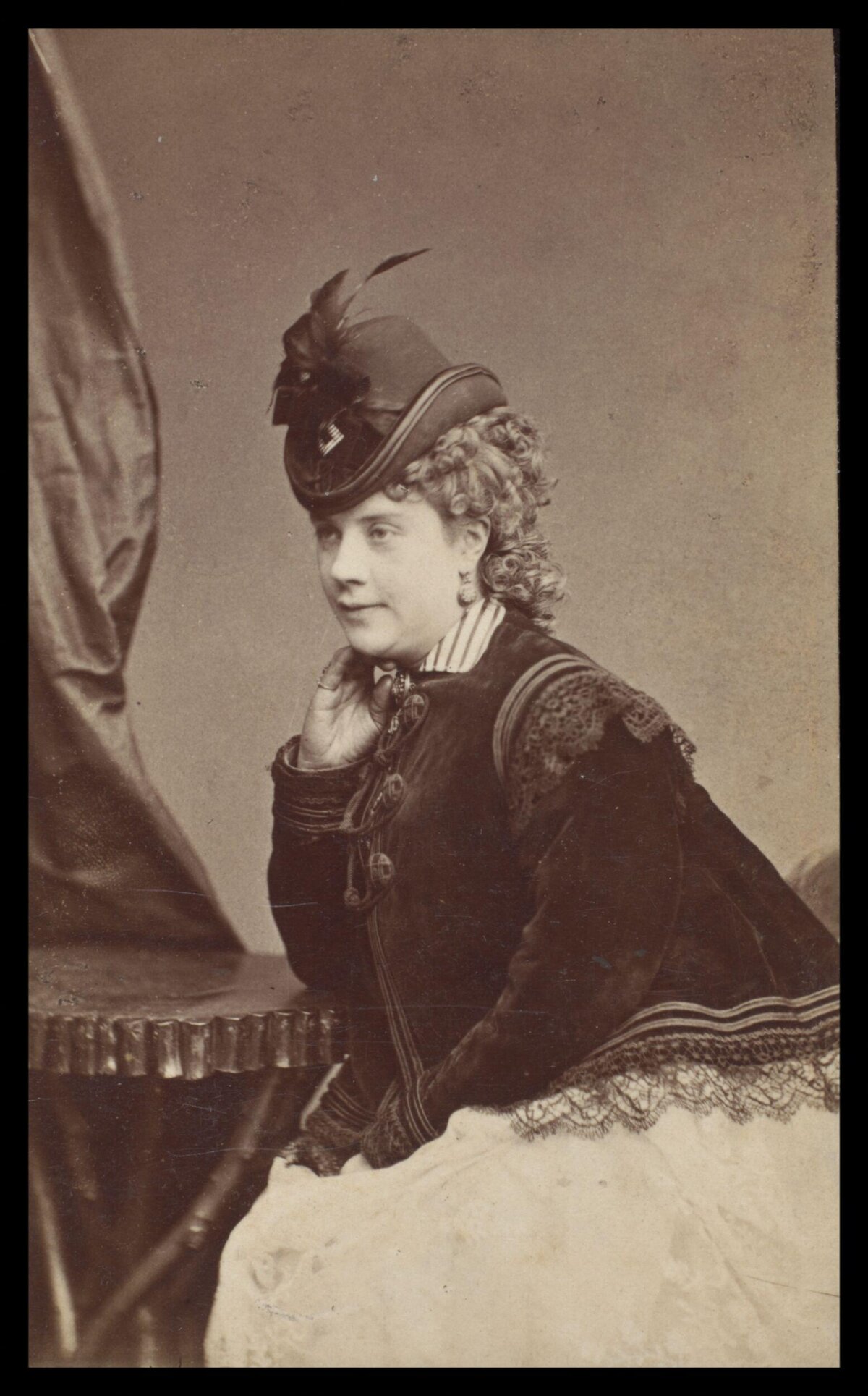 Vintage Studio Portrait of Victorian Woman