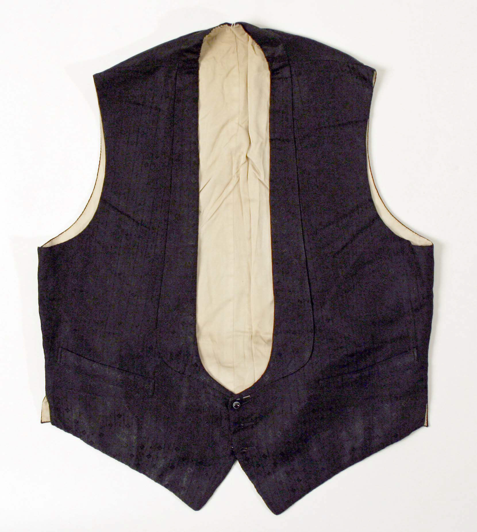 Vintage Black Formal Waistcoat