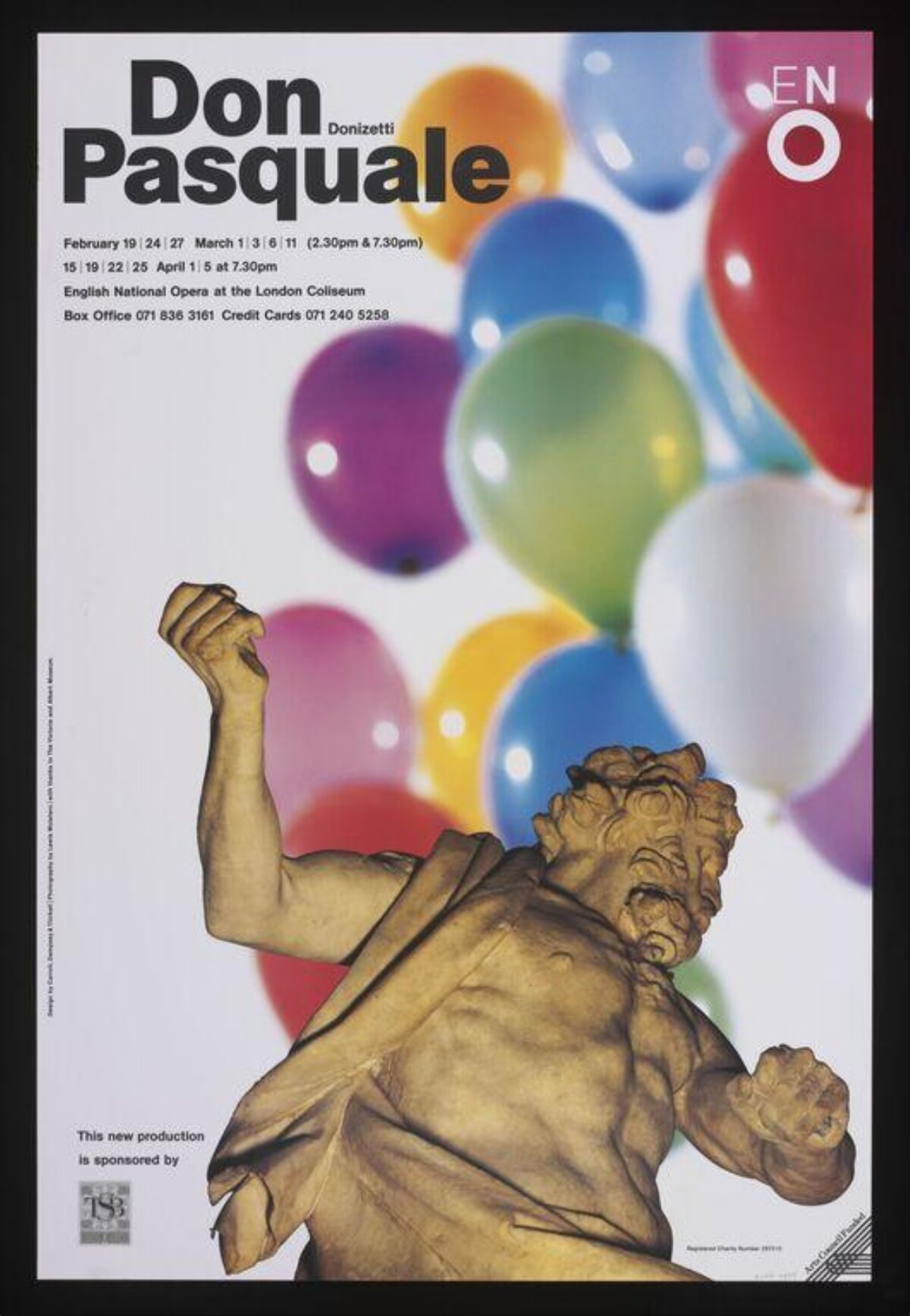 Don Pasquale Opera Performance Poster