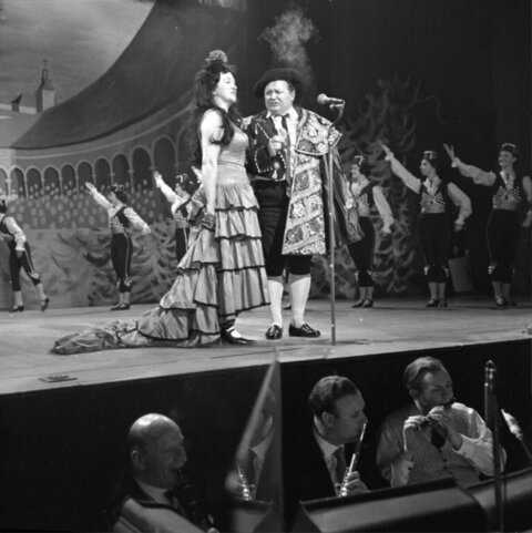 Vintage Stage Theater Performance