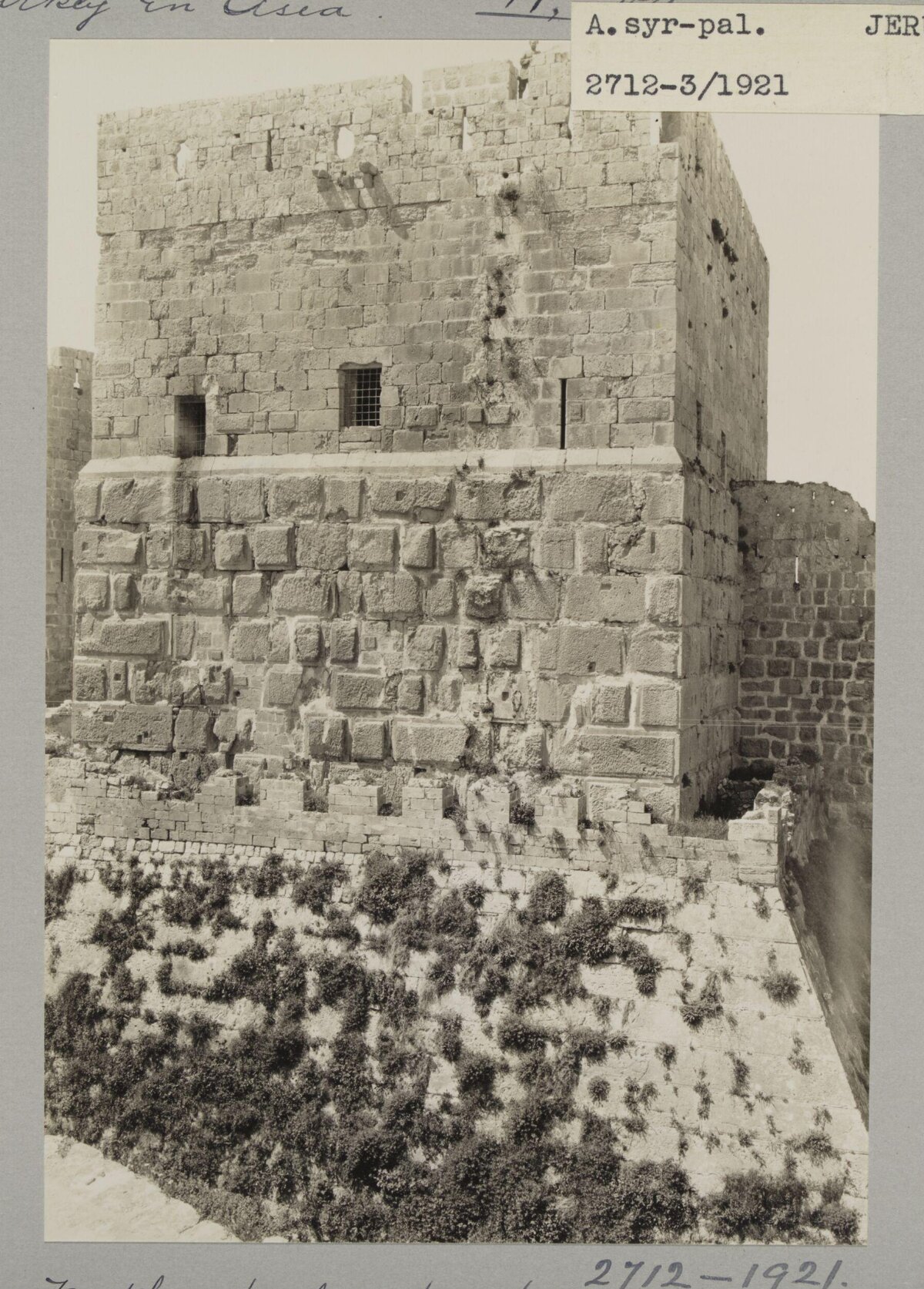 Jerusalem Old City Wall Tower
