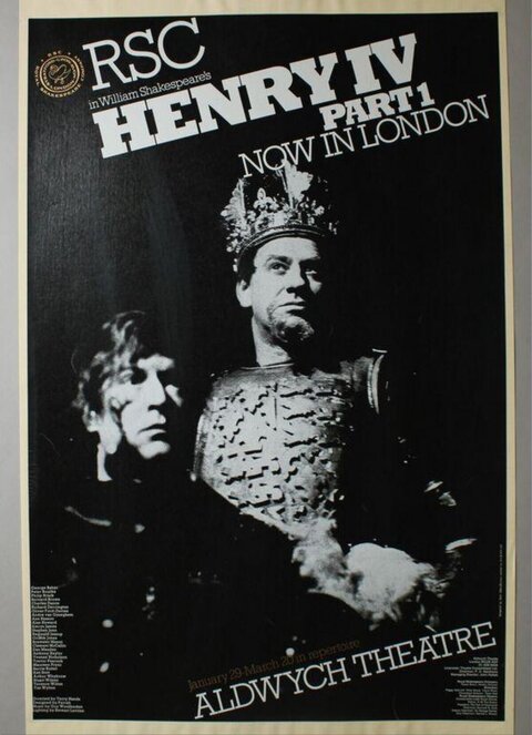 RSC Henry IV Part 1 Theatre Poster