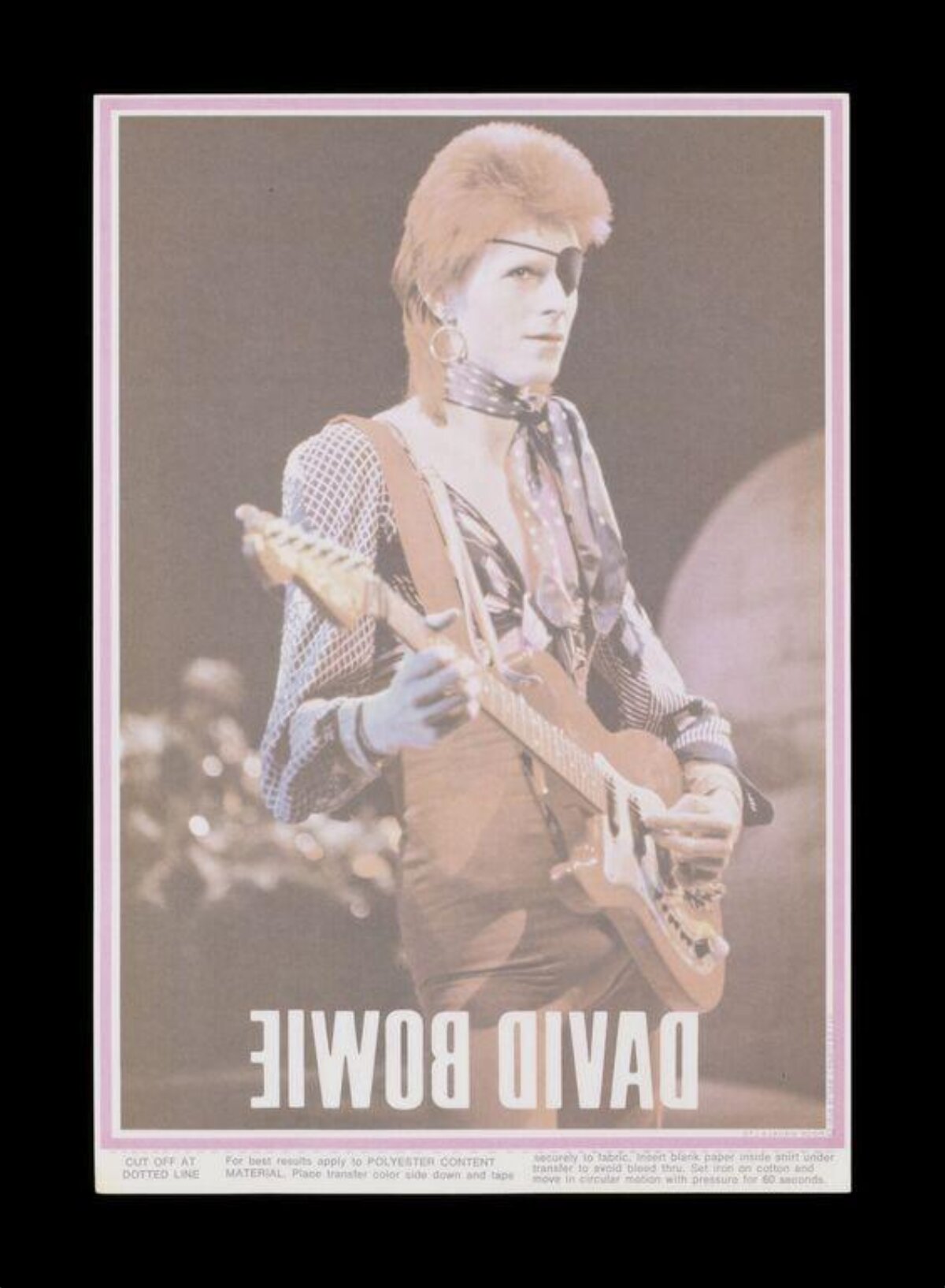 Vintage David Bowie Portrait Print
