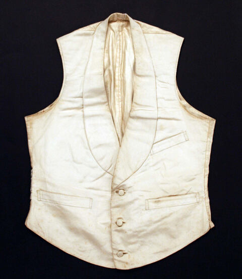 Vintage Off-white Waistcoat