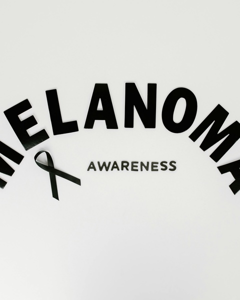 Melanoma Awareness Ribbon Graphic