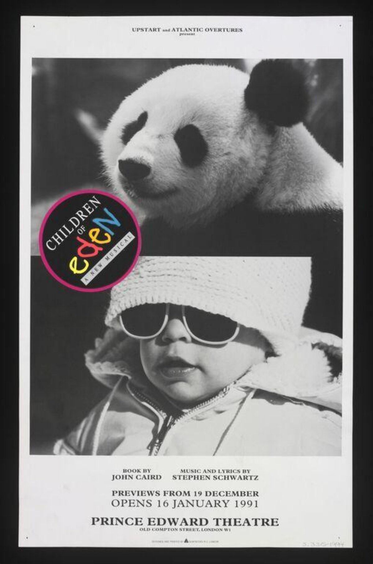 1991 Children of Eden Musical Poster