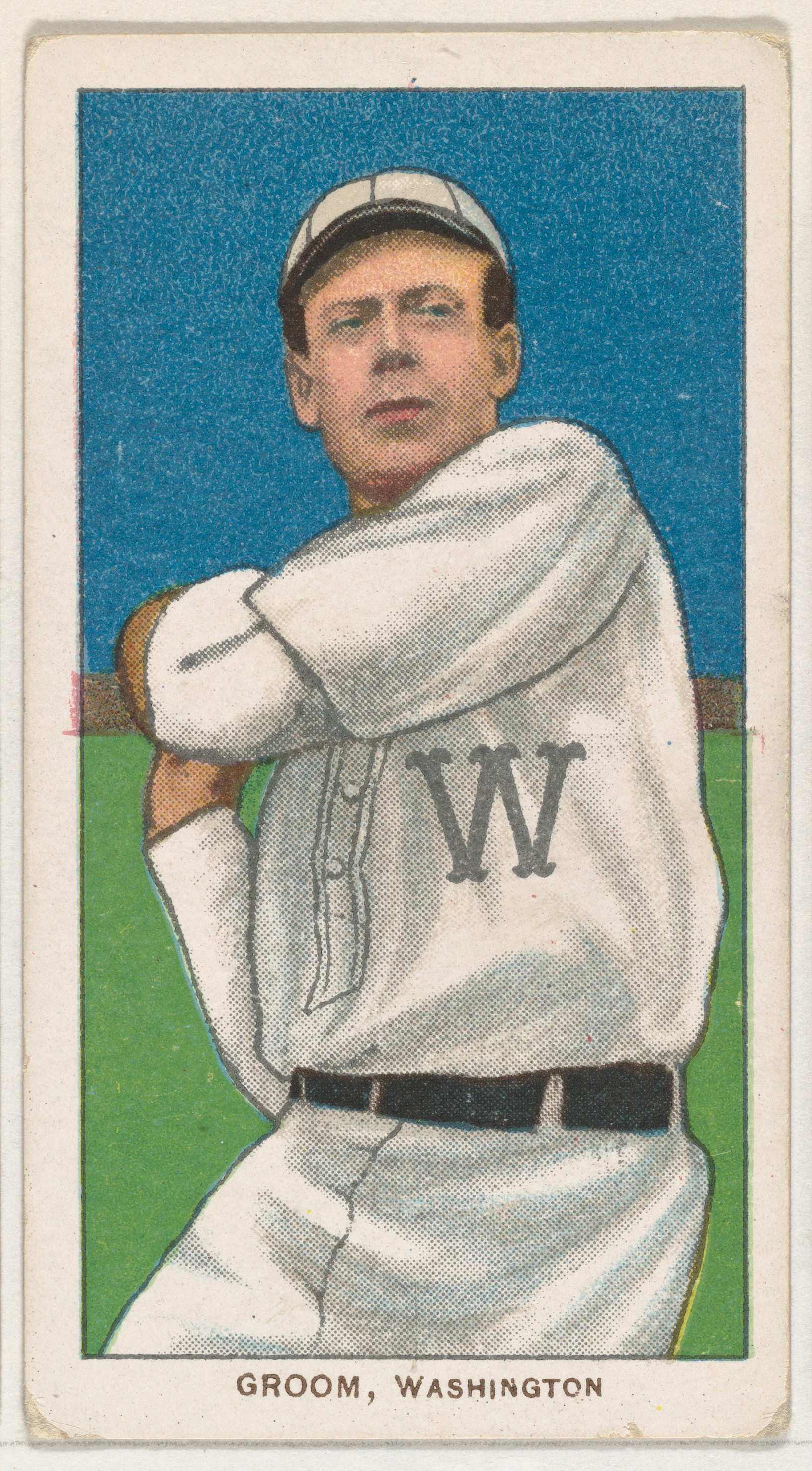 Vintage Groom Washington Baseball Card