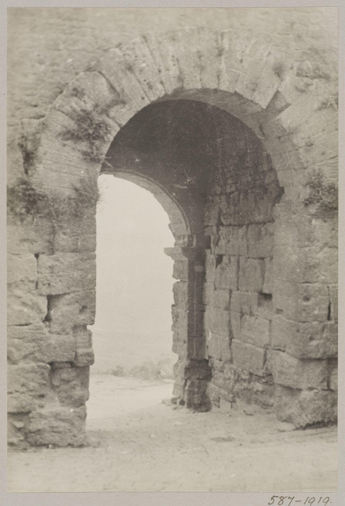 Ancient Stone Arched Gateway