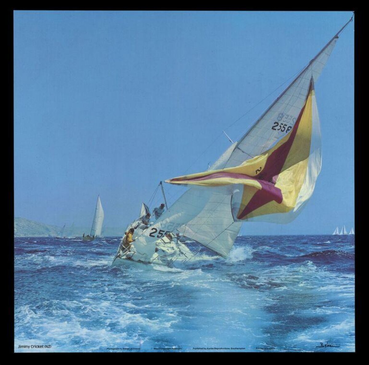 Sailing Race on Open Sea