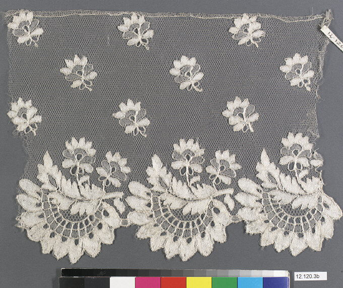 Antique Floral Lace Fragment