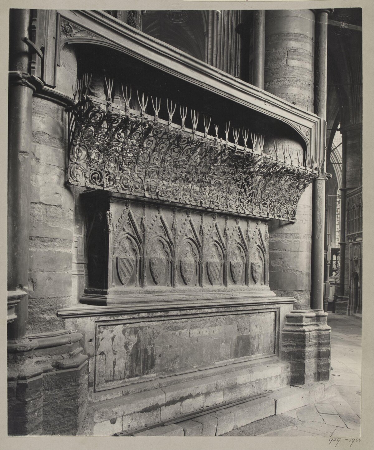 Medieval Tomb in Gothic Cathedral