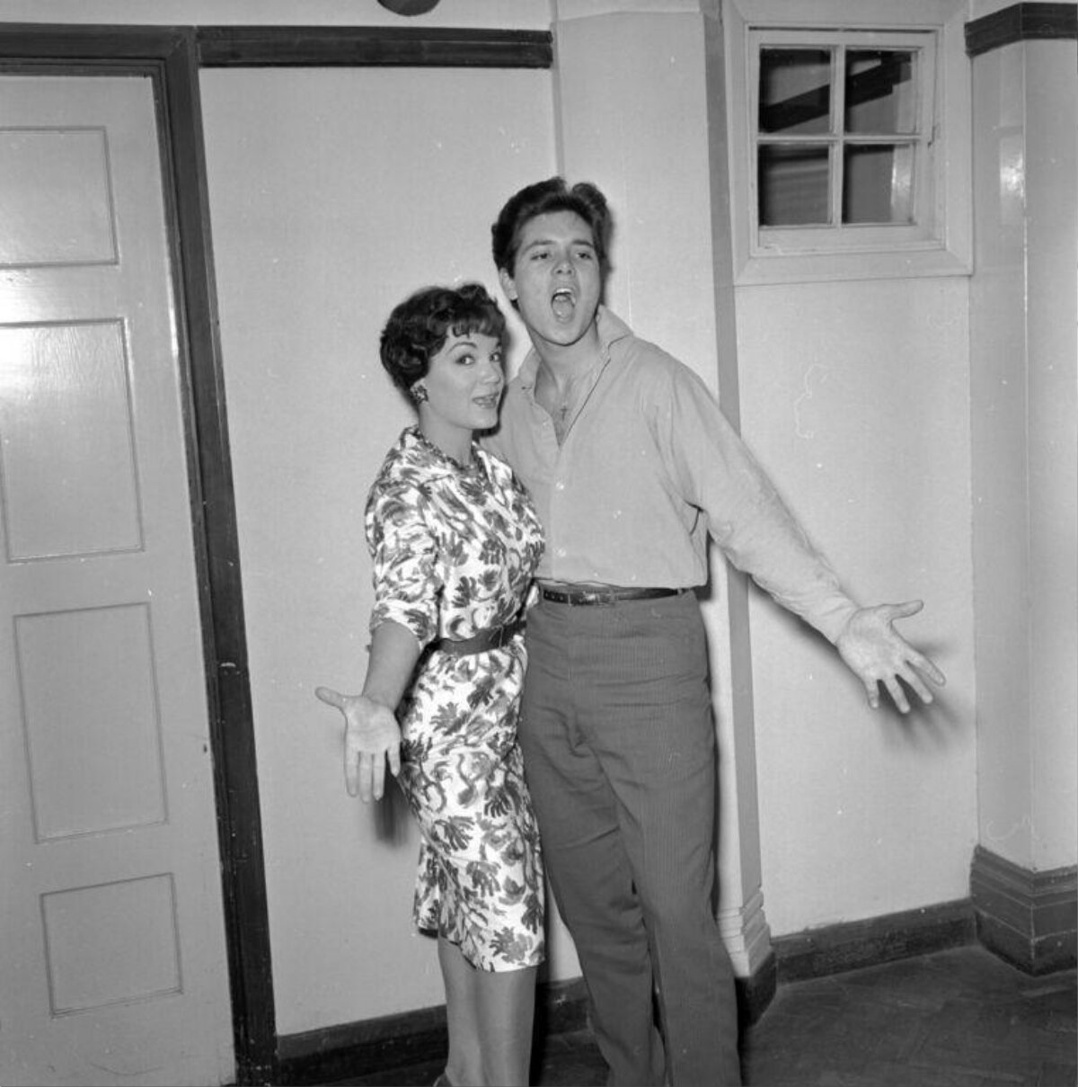 Two Entertainers Posing in Vintage Photo