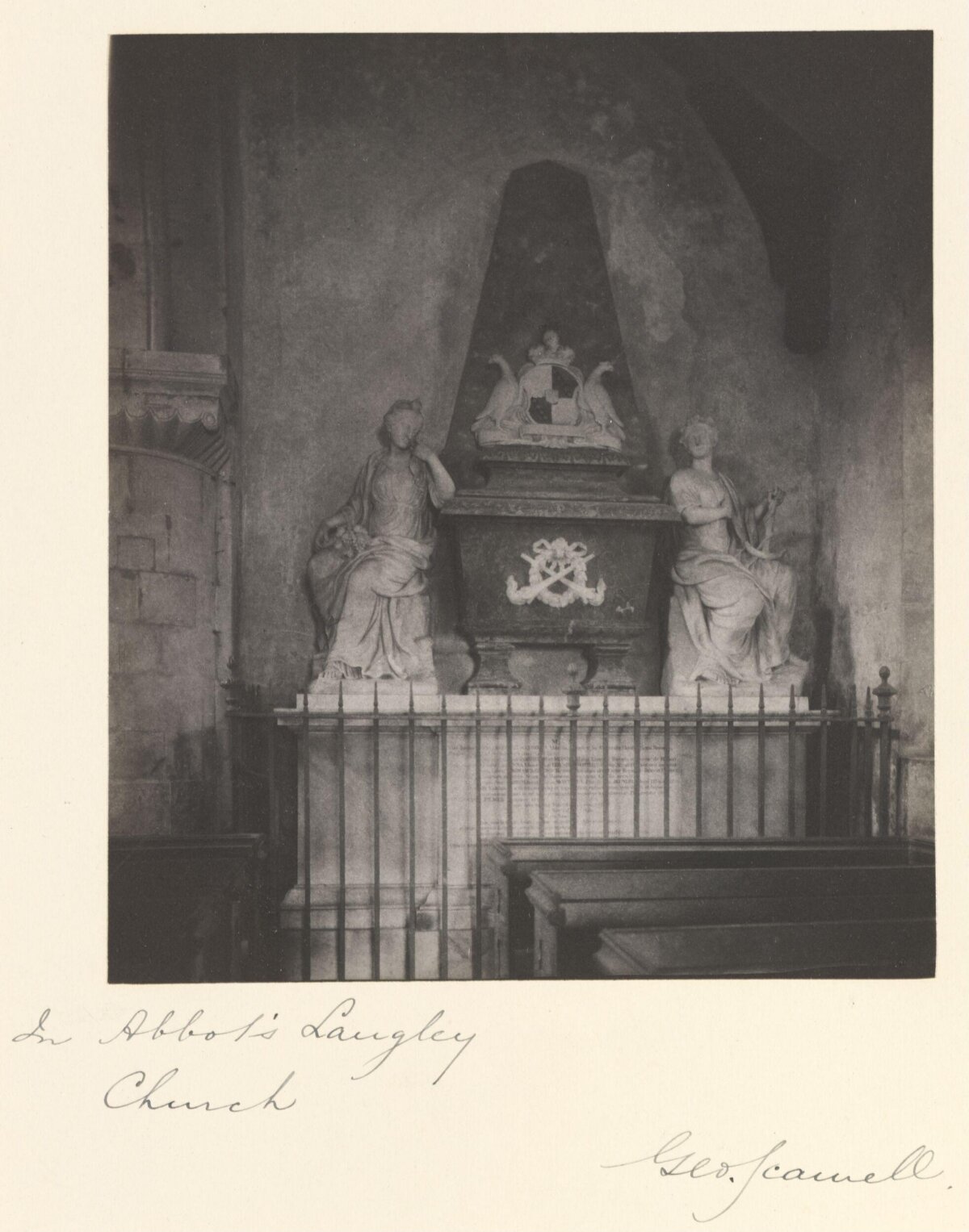 Monument In Abbott's Langley Church