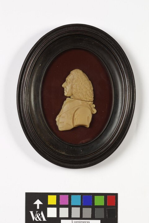 Framed Portrait Relief of a Man