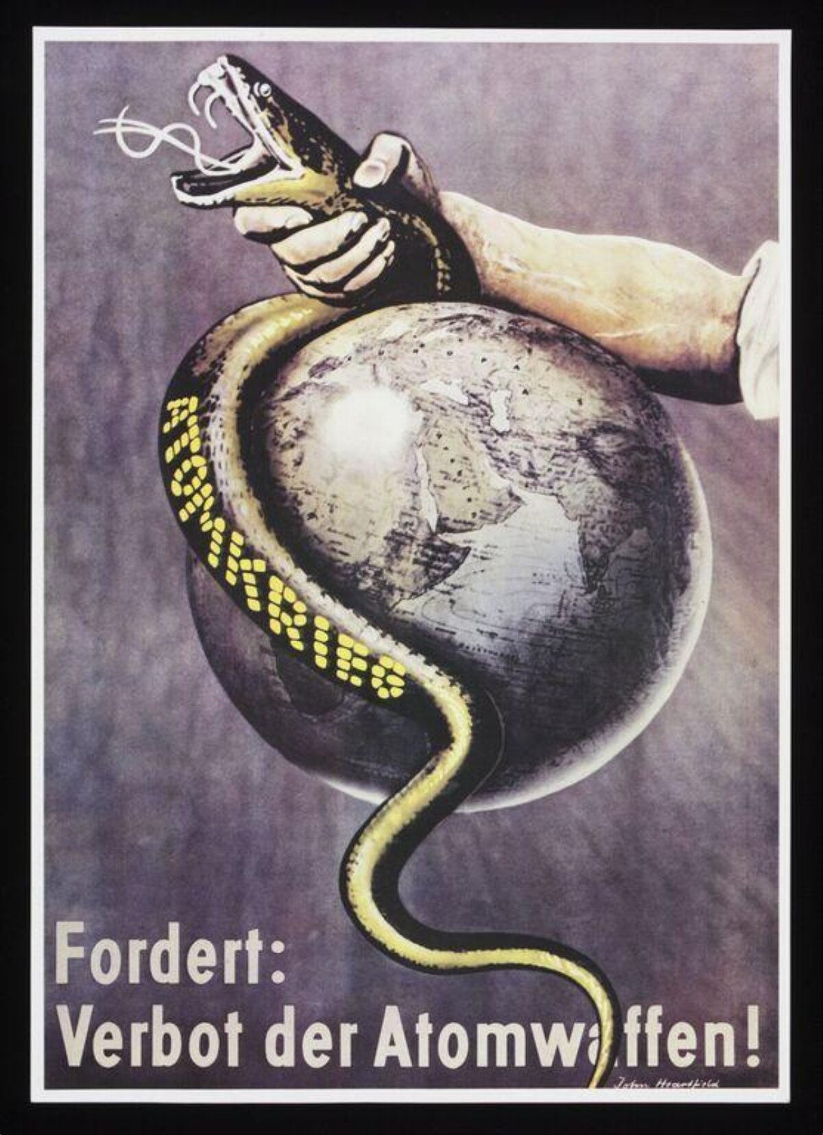 Anti Nuclear Weapons Propaganda Poster